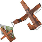 Multipurpose Cookbook Display Stand - Wooden Book Holder Structurally Stable Boo