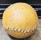 1952 Vintage Baseball Hand Written Dated Oct 10th 1952 Collectable