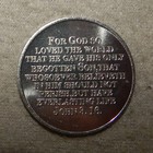 3 Vintage Medalion  Token   coin  W  John 3 16   Lord s Prayer  1 1 2  Diameter 