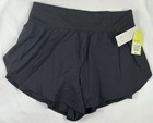 All In Motion Women s 2-in-1 Run Shorts Black Size Large  Quick Dry  Pockets