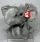 Vintage Ty Classic Beanie Babies Plush  spout  The Gray Elephant 1997 W tag