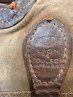 Vintage Lyons   Coulson Canvas And Leather Fish Creel Bag With Wire Mesh Bottom