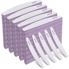 150 Pcs Nail Files 100 180 Grit - Double Sided Emery Boards For Manicure  Salon