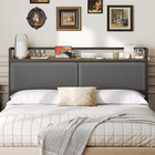 Queen Size Headboard Only  Upholstered Queen Headboard With Charging Station  He