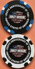 Harley Davidson 250th Anniversary Of Usa Poker Chip Towers Historic Hd  pick 1 
