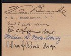 1940 Irving Sc 859 Signed By Designers  Engravers  And Dc Postmaster  To Wunder