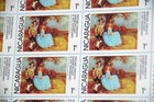 Nicaragua Famous Gainsborough Painting  Sc  1066 Mnh Complete Sheet Of 40