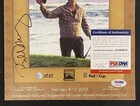 Bill Murray Signed 2012 Pebble Beach Pro-am Program Autographed Psa dna Coa Golf