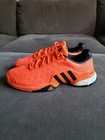 Size 9 5 - Adidas Barricade Boost 2015 Tennis Shoe  rare  Solar Red Orange Excel