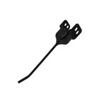 Lh Rubber Mounted Rake Tooth 10  Tine X 3 8  Holes X 1 8593  Yoke Opening Rmt-3