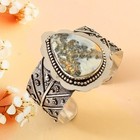 Maligano Jasper Stone  Beautiful Adjustable Brass Bracelet