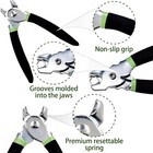 241-piece Green   Black Flat-head Hog Ring Pliers Tool Kit