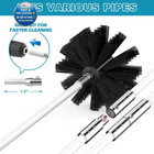 40 Feet Dryer Vent Cleaner Kit lint Remover upgraded 40feet  Black