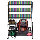Disc Golf Storage Rack     Disc Golf Organizer With Bag Stand     Large Capacity
