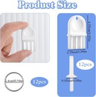 12pcs Paper Towel Dispenser Key Universal Toilet Paper Towel Key Plastic Papers