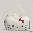 Sanrio Hello Kitty Duffle Bag Travel Luggage White Kawaii Overnight Bag