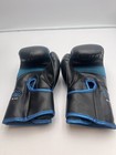 8 Oz  Sanabul Essential Gel Black   Blue Training Martial Arts boxing Gloves