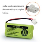 8pcs Home Phone Battery For Vtech Bt183342 Bt-162342 Cs61142 Empire Cph-515j New