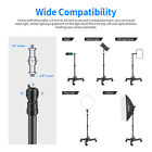 Neewer Heavy-duty Light Stand With Casters  2 4ft 0 72m Max Height