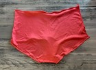Vtg Nylon Granny Panty Pink Coral Panties Retro 60s Pinup Sheer Satin Smooth