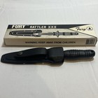 Vintage Fury Rattler Dagger Made In Japan Boot Knife With Sheath Clip 33061