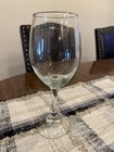 Clear Glass Wine Glasses Set Of 6 Classic Round Stemware 14 Ounce