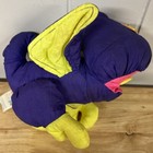 Fisher Price Dinoroar Baby Dinosaur In Egg Plush Nylon Squeaker Toy 1992 Vtg 