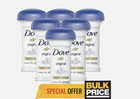 Dove Original Deodorant Antiperspirant Cream Stick 48-hour Protect 50ml 6-pack