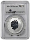 2017 P Pcgs Ms70 - Australia 1 2 Oz Silver Year Of The Rooster 50c Coin  53441a