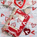 200 Pcs Red Pink Valentines Day Heart Confetti Table Wedding Party Decor