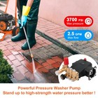 Pressure Washer Pump Power Washer Pump 3 4  Horizontal 3700 Psi 2 5 Gpm