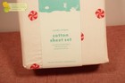 Pillowfort Twin Candy Stripes Kids  Cotton Sheet Set