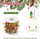 Dollhouse Miniature Fake Light String Dollhouse Christmas Decoration Colorful St