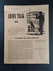 U s  Army Talk 1947 Original Rare 184 Troop Info Program Customs History 