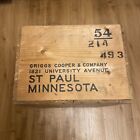 Vintage Black   White Blended Scotch Whiskey James Buchanan Wood Crate Chicago