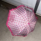 Vintage Hello Kitty Girls    Pink-ish Trim And Ruffles Umbrella Mauve 17    Long