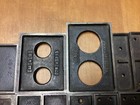 Metal Letterpress Furniture - 15 Pieces  All Metal - Lot Q