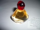 Vintage 1990 s Mini Tiffany Trueste Perfume  Bottle W Box   Drawstring Pouch