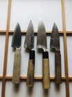  restored   Authentic  Japanese Professional Ajikiri 4 Set Knife Pre-owned_120