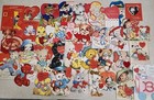 34 Vtg Children s Valentine Cards Animals Bear Dog Cat Bunny Duck Monkey Lot A