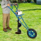 63cc Post Hole Digger 2-stroke Gas Powered Earth Auger Borer Ground Drill