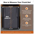 4 5ft 4 6ft Tri-fold Hard Tonneau Cover For 2022-2025 Ford Maverick Truck Bed