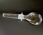 Villeroy   Boch  Art Glass Wine Bottle Stopper Clear Crystal Decanter Carafe 6   
