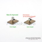 Locking Pin Backs pin Keepers pin Locks - New 7mm Poke-proof Design - 36 Pcs