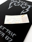 The Cult Electric Tour 1987 Program Ticket Stub Oxford Uk