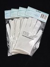 Four 2ct Moisturizing Gloves White 95  Cotton 5  Spandex Overnight Spa Treatment