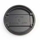 Minolta 49mm - Snap-on Black silver Plastic - Front Lens Cap - Lf 1149