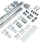 Diyhd Raw Material Box Track Double Sliding Barn Door Hardware no Door 