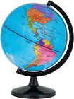World Globe Earth Map Rotating Geography Ocean Classroom Learning Desktop 6