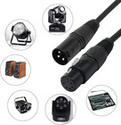 Sinloon Dmx Stage Light Cable - 3pin Xlr Male To 5pin Female Xlr Dj Turnaround 